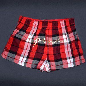 Victoria's Secret - NWT VS Pink Plaid Flannel Sleep Shorts